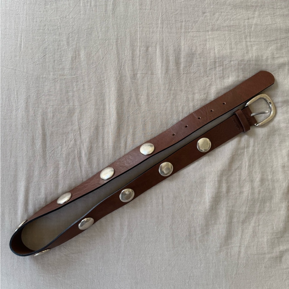 Zara Brown Studden Belt